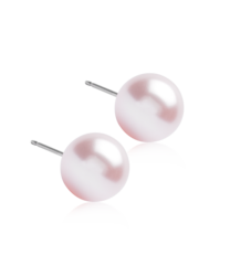 NT Pearl 10 mm, Light rose i gruppen Øredobber / Perleøredobber hos SCANDINAVIAN JEWELRY DESIGN (15-1237-64)