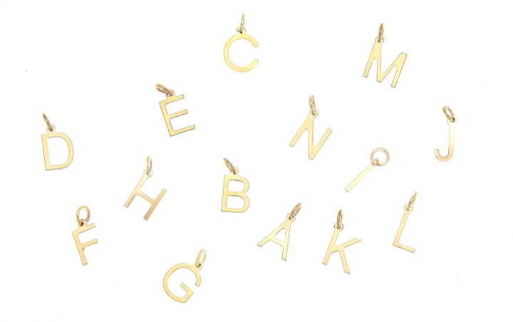 Letters H Gull i gruppen Halskjede / Gullkjede hos SCANDINAVIAN JEWELRY DESIGN (1612120813)