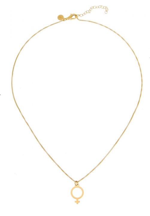 Letters venus neck gold 42-47 cm i gruppen Halskjede / Gullkjede hos SCANDINAVIAN JEWELRY DESIGN (1622121007)