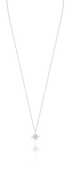 One star Halskjede Sølv 41-45 cm i gruppen Halskjede / Sølvkjede hos SCANDINAVIAN JEWELRY DESIGN (1637111001)