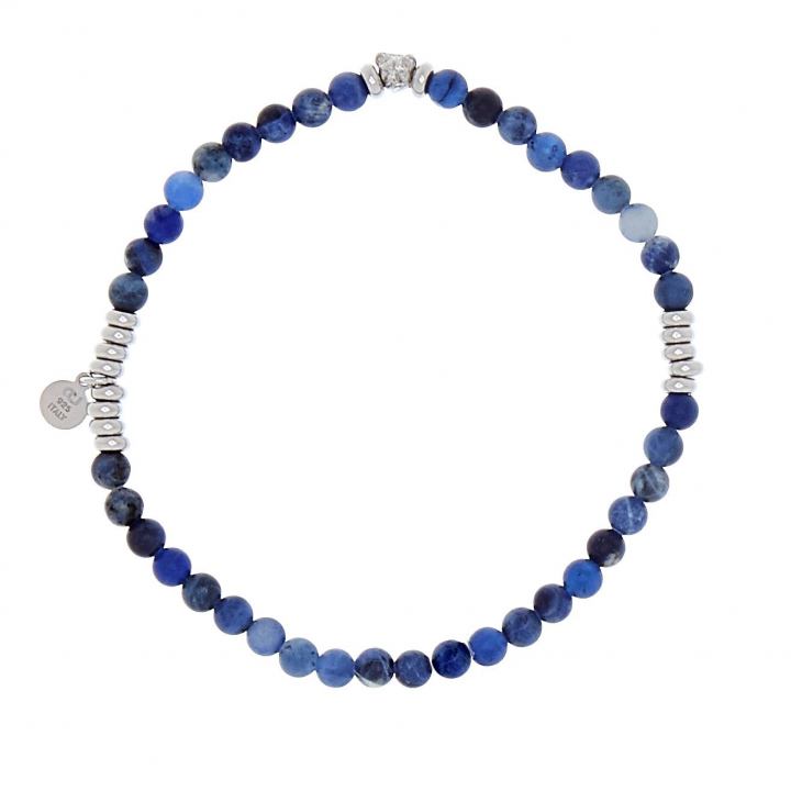 Product Image for CU JEWELLERY Bear elastic brace Armbånd blue Sølv 21 cm