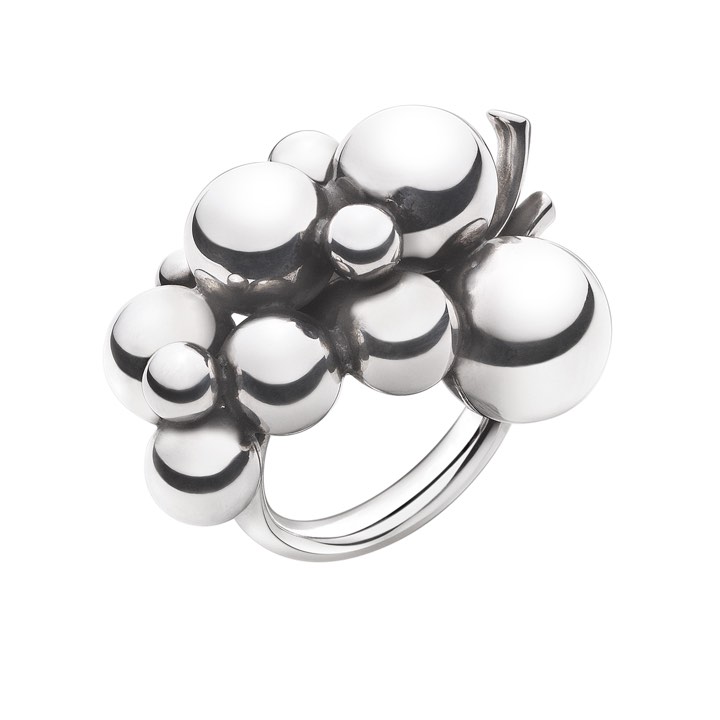 MOONLIGHT GRAPES LARGE Ring Sølv i gruppen Ringer / Sølvringer hos SCANDINAVIAN JEWELRY DESIGN (20000334)