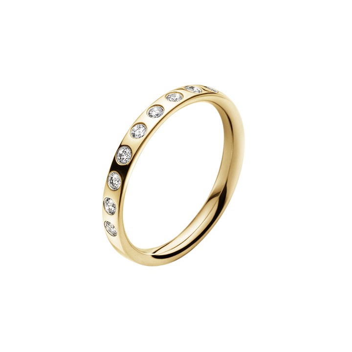 MAGIC Ring Diamant 0.18 ct Gull i gruppen Ringer / Forlovelses- og gifteringer hos SCANDINAVIAN JEWELRY DESIGN (20000345)