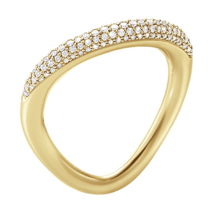 OFFSPRING Ring Diamant PAVÉ 0.35 ct Gull i gruppen Ringer / Diamantringer hos SCANDINAVIAN JEWELRY DESIGN (20000990)