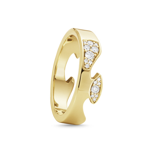 FUSION END Ring Diamant (Gull) i gruppen Ringer / Diamantringer hos SCANDINAVIAN JEWELRY DESIGN (20001059)