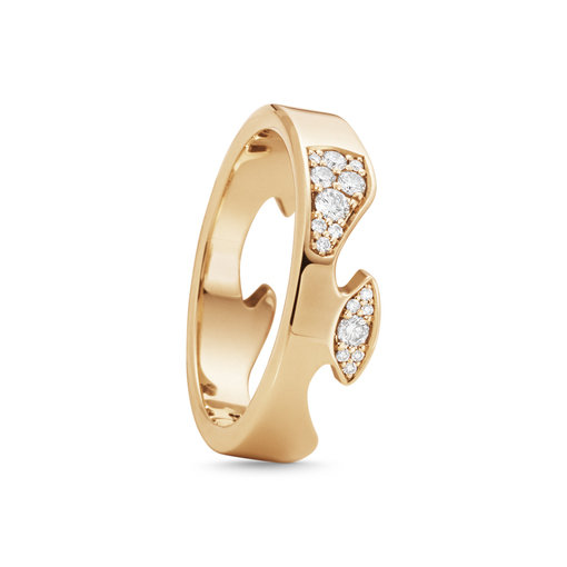FUSION END Ring Diamant (Roségull) i gruppen Ringer / Diamantringer hos SCANDINAVIAN JEWELRY DESIGN (20001065)