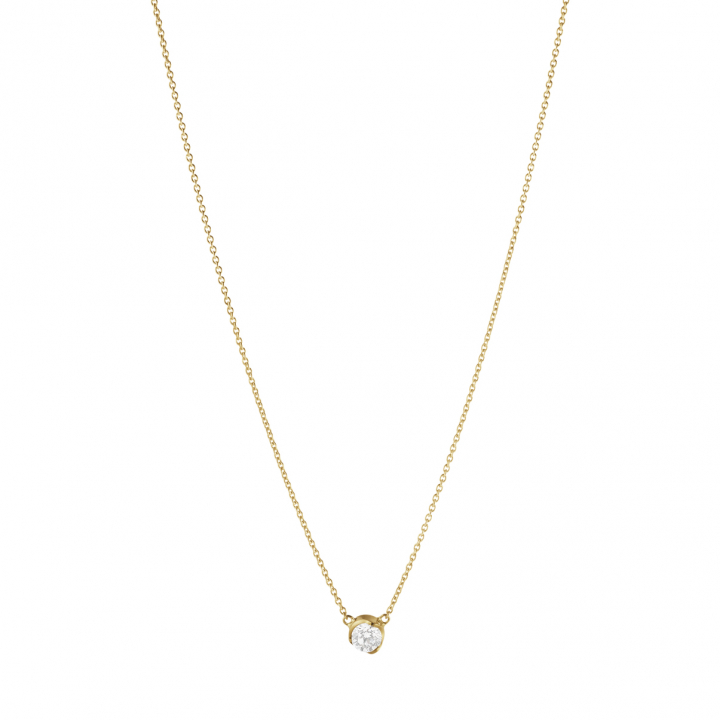 GJ SIGNATURE SOLITAIRE Pendant/Halskjede DIAMOND 0.20 CT i gruppen Halskjede / Diamantkjede hos SCANDINAVIAN JEWELRY DESIGN (20001259)