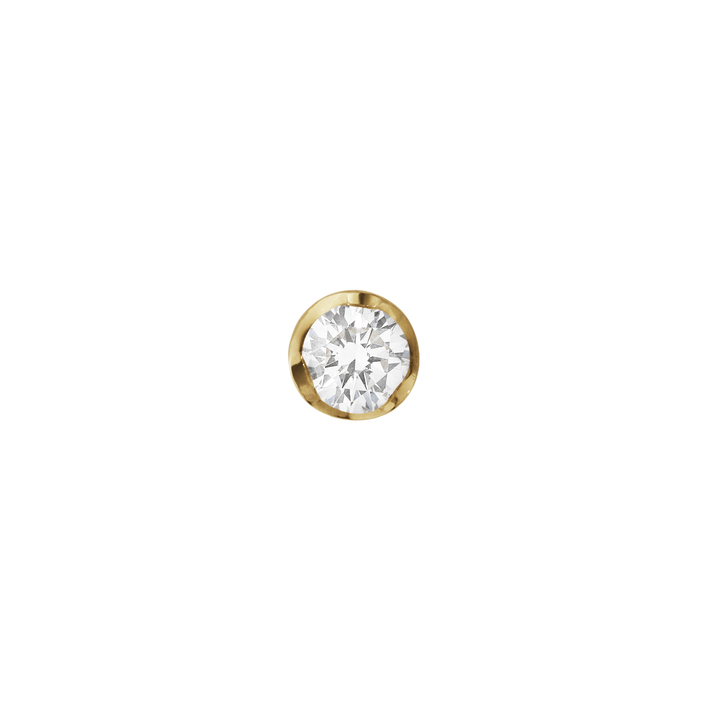 GJ SIGNATURE SOLITAIRE Stud/Øreringer DIAMOND 0.10 CT i gruppen Øredobber / Diamantøredobber hos SCANDINAVIAN JEWELRY DESIGN (20001269)