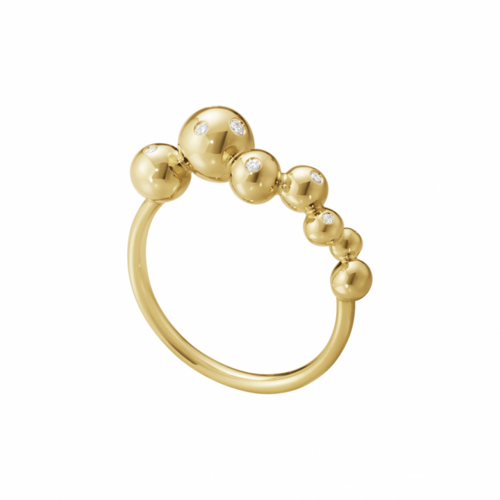 MOONLIGHT GRAPES Ring Gold i gruppen Ringer / Diamantringer hos SCANDINAVIAN JEWELRY DESIGN (20001635)