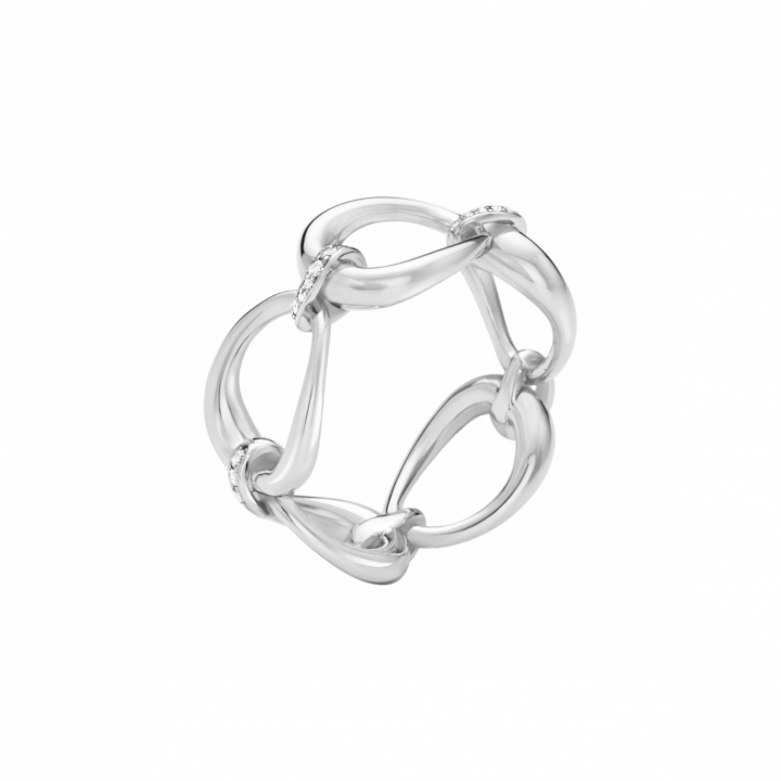 OFFSPRING RING 433C SILVER DIAMONDS 0.14 CT i gruppen Ringer / Diamantringer hos SCANDINAVIAN JEWELRY DESIGN (20001827)