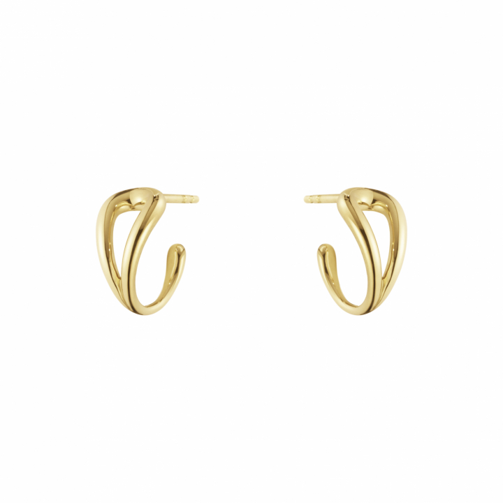 MERCY SWIRL EARHOOP GOLD i gruppen Øredobber / Gulløredobber hos SCANDINAVIAN JEWELRY DESIGN (20001834)