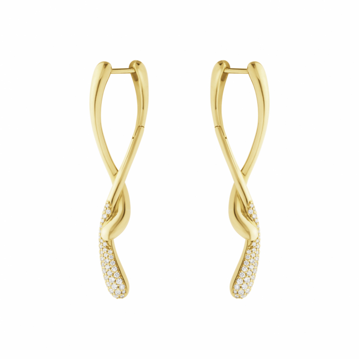 Mercy Earrings Gold 0,37ct i gruppen Øredobber / Diamantøredobber hos SCANDINAVIAN JEWELRY DESIGN (20001933)