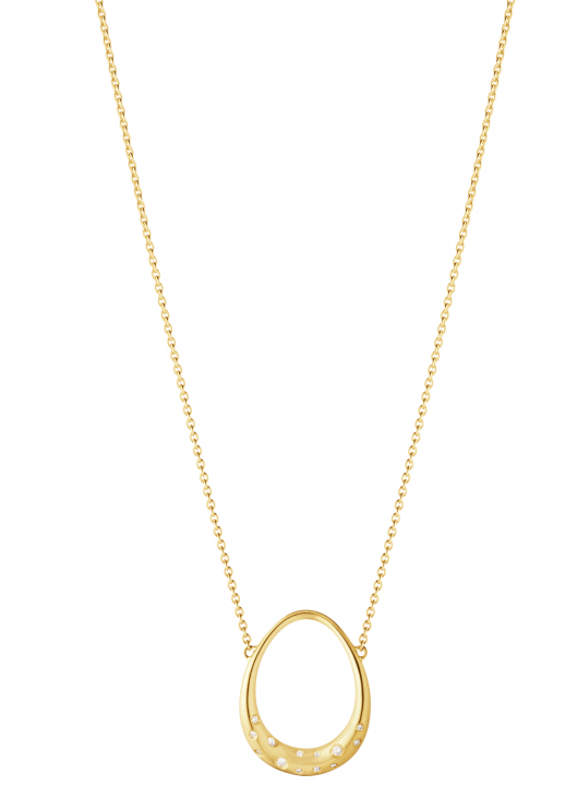 Offspring Small Necklace 0,04ct Gold i gruppen Halskjede / Diamantkjede hos SCANDINAVIAN JEWELRY DESIGN (20001939)