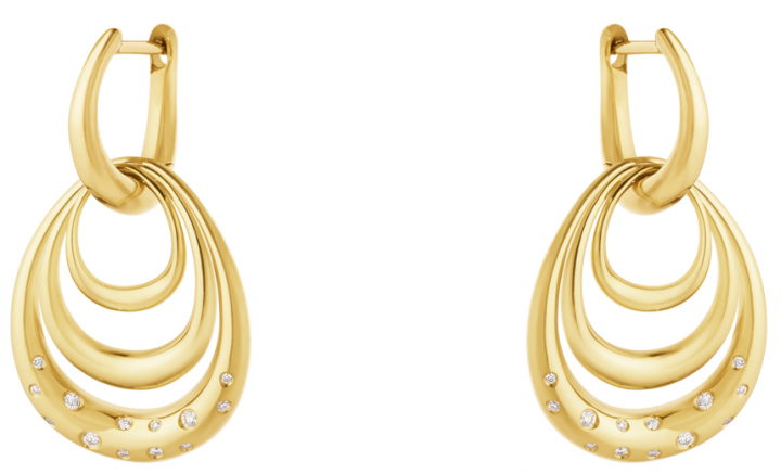 Offspring Earrings Gold 0,08ct i gruppen Øredobber / Diamantøredobber hos SCANDINAVIAN JEWELRY DESIGN (20001959)