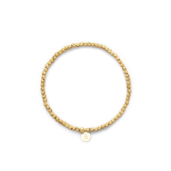 Product Image for CU JEWELLERY Cubic elastic brace Armbånd plain Gull 18 cm