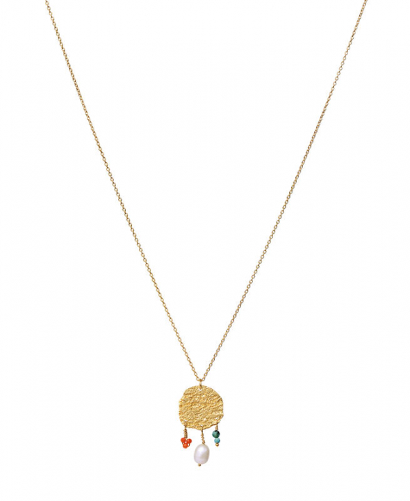 Henny Halskjede Gull i gruppen Halskjede / Gullkjede hos SCANDINAVIAN JEWELRY DESIGN (2658a)
