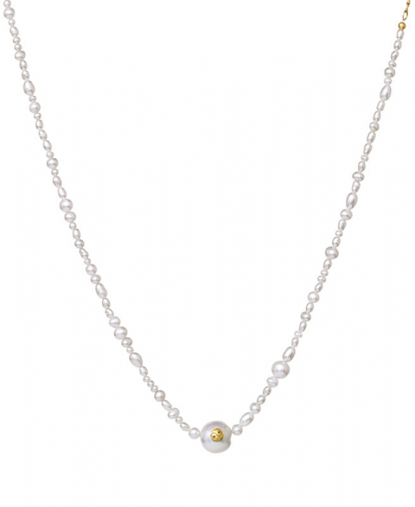 Maggie Halskjede Gull i gruppen Halskjede / Gullkjede hos SCANDINAVIAN JEWELRY DESIGN (2665a)