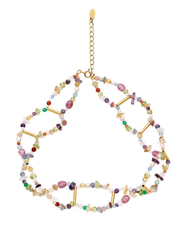 Yrsa Halskjede Gull  i gruppen Halskjede / Gullkjede hos SCANDINAVIAN JEWELRY DESIGN (2668a)