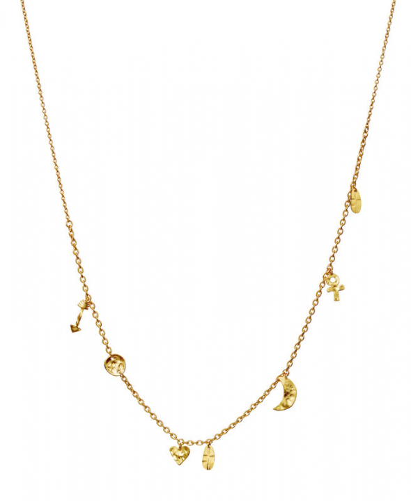 Cresida Halskjede Gull i gruppen Halskjede / Gullkjede hos SCANDINAVIAN JEWELRY DESIGN (2677A)
