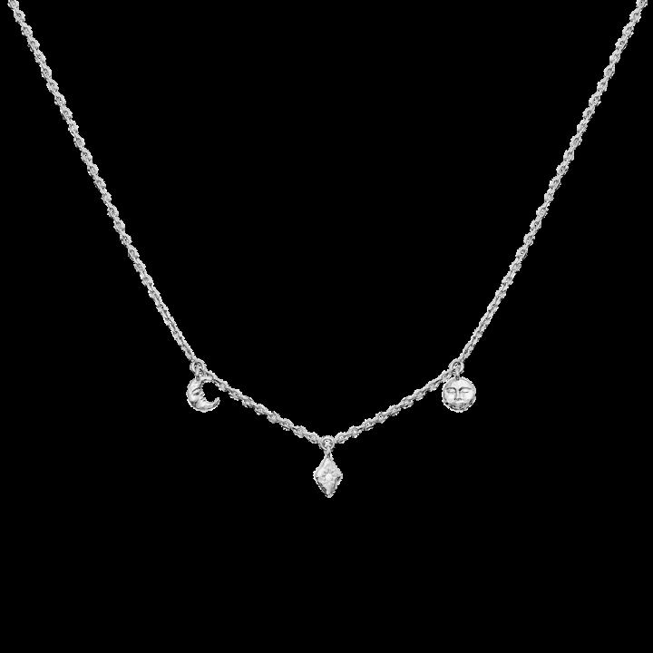 Lea Necklace Silver i gruppen Halskjede / Sølvkjede hos SCANDINAVIAN JEWELRY DESIGN (2806C)