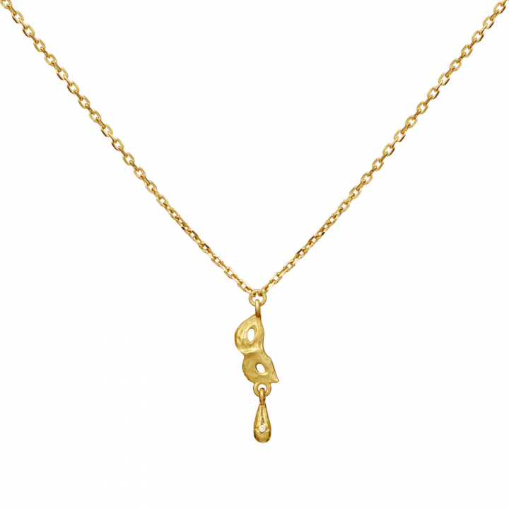 Romeo Necklace Gold i gruppen Halskjede / Gullkjede hos SCANDINAVIAN JEWELRY DESIGN (2808A)