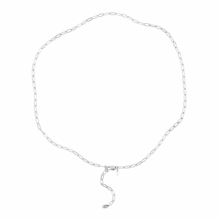 Gemma Necklace Silver i gruppen Halskjede / Sølvkjede hos SCANDINAVIAN JEWELRY DESIGN (300402AG)