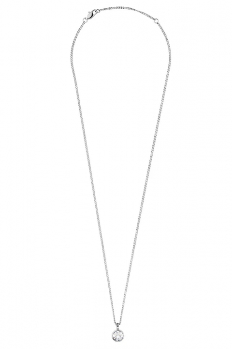 ETTE Sølv CRYSTAL Halskjede i gruppen Halskjede / Sølvkjede hos SCANDINAVIAN JEWELRY DESIGN (329682)