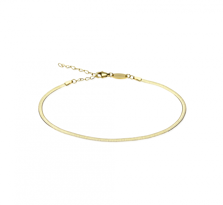 G Plain 22-27 cm i gruppen Tilbehør / Anklet hos SCANDINAVIAN JEWELRY DESIGN (34-23910-00)