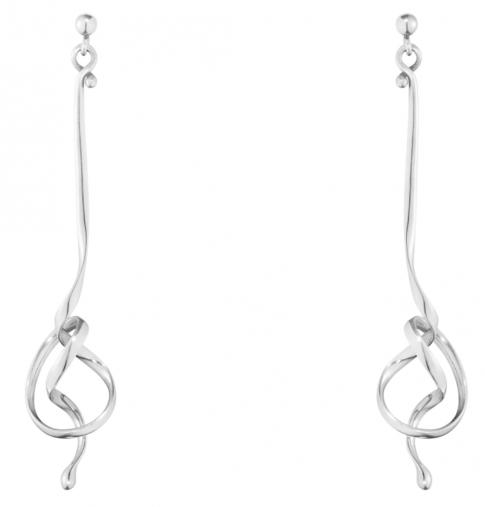 FORGET-ME-KNOT, Torun Earrings Silver i gruppen Øredobber / Sølvøredobber hos SCANDINAVIAN JEWELRY DESIGN (3539089)