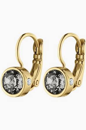 MADU SG GREY Earrings Gold  i gruppen Øredobber / Gulløredobber hos SCANDINAVIAN JEWELRY DESIGN (361066)