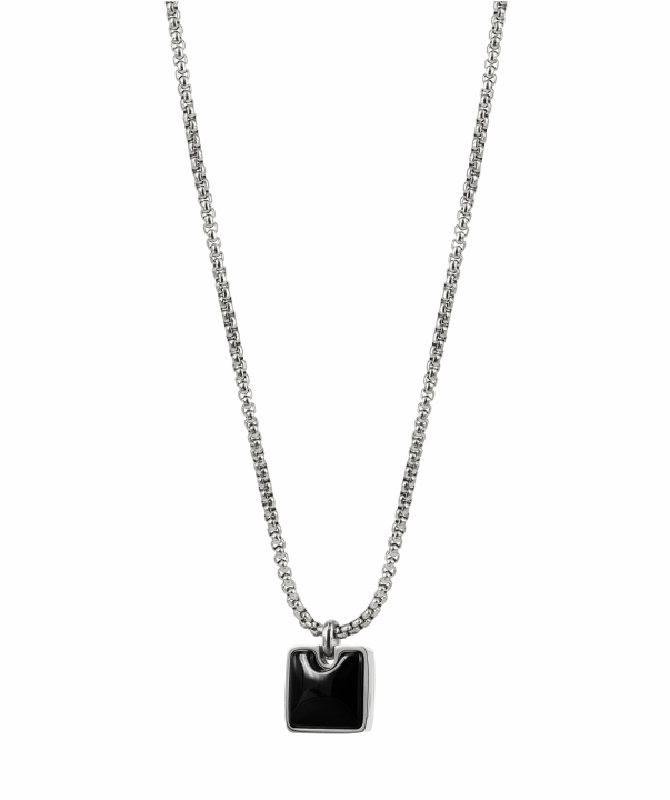NEO Halskjede Stål/Svart i gruppen Halskjede / Sølvkjede hos SCANDINAVIAN JEWELRY DESIGN (369005)