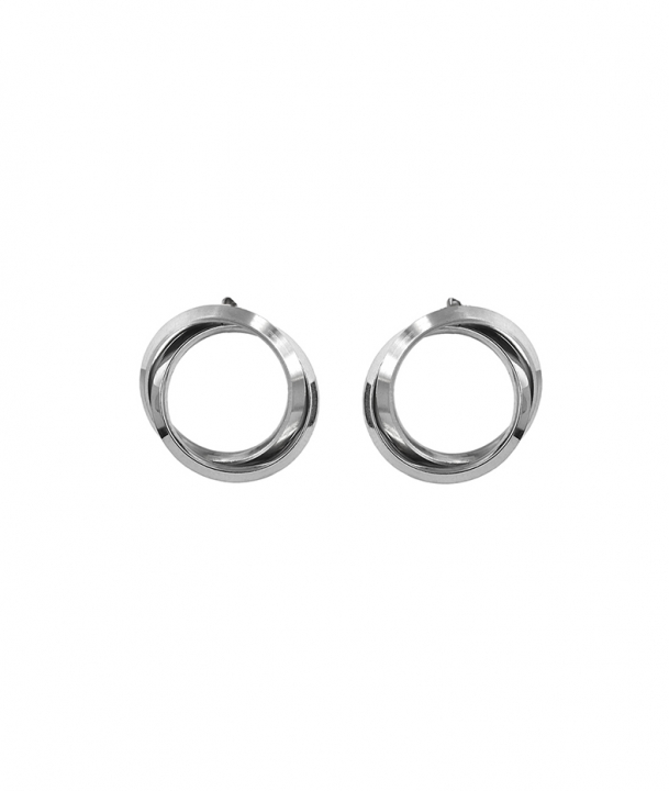 CAROLIN Mini Øreringer Stål i gruppen Øredobber hos SCANDINAVIAN JEWELRY DESIGN (371640)