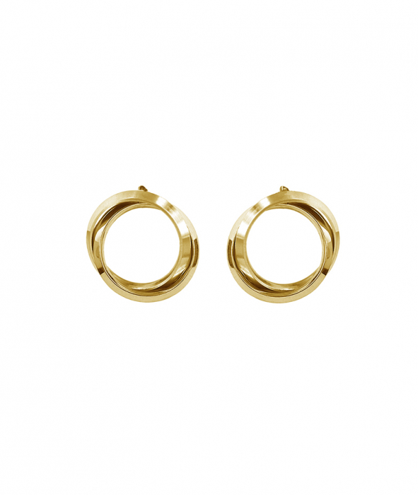 CAROLIN Mini Øreringer Gull  i gruppen Øredobber hos SCANDINAVIAN JEWELRY DESIGN (371657)