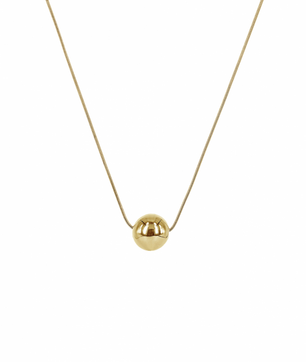 ESSIE Single Short Halskjede Gull i gruppen Halskjede hos SCANDINAVIAN JEWELRY DESIGN (371954)