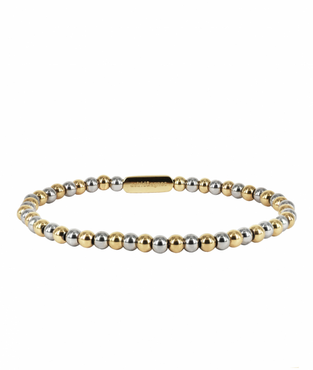 MIZA Armbånd Stål/Gull i gruppen Armbånd hos SCANDINAVIAN JEWELRY DESIGN (372111)