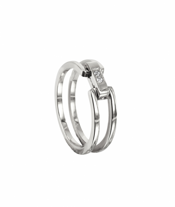 CHERRIE Crystal Ring Stål i gruppen Ringer / Gullringer hos SCANDINAVIAN JEWELRY DESIGN (372760R)