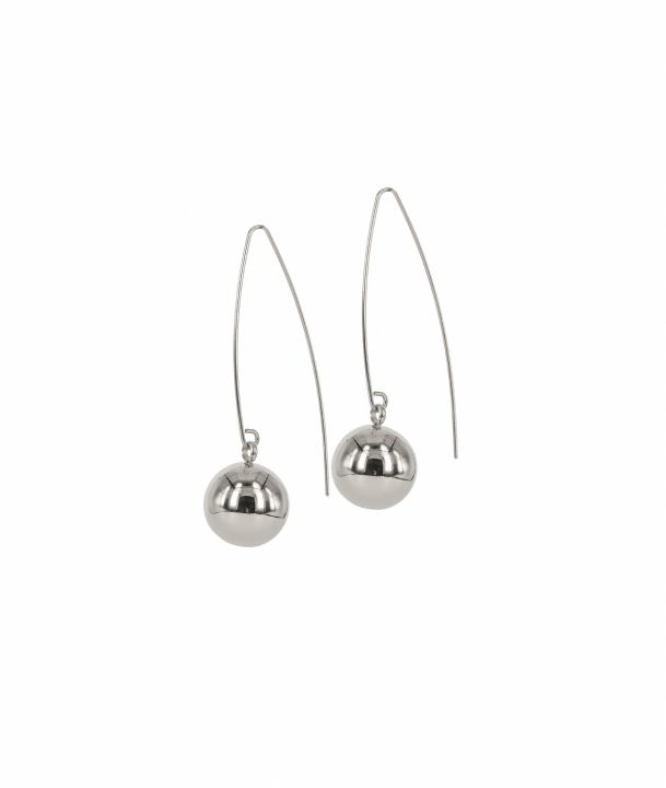 ESSIE Long 12 mm Øreringer Stål i gruppen Øredobber / Sølvøredobber hos SCANDINAVIAN JEWELRY DESIGN (373170)