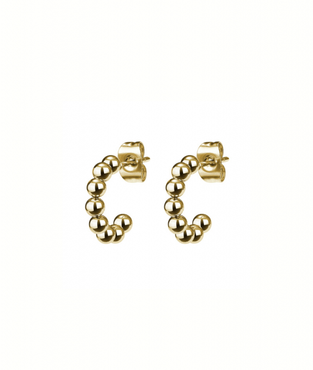ANNIE Earrings Gold i gruppen Øredobber / Gulløredobber hos SCANDINAVIAN JEWELRY DESIGN (374665)