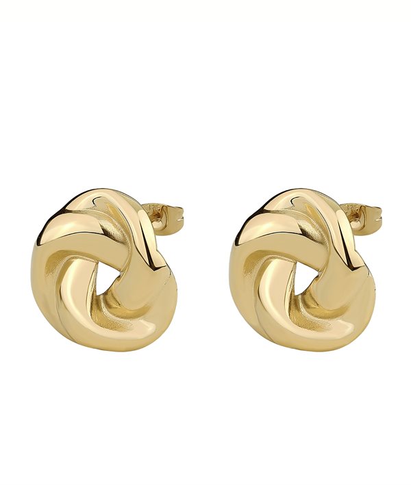 LAUREN Earrings Gold i gruppen Øredobber / Gulløredobber hos SCANDINAVIAN JEWELRY DESIGN (374924)