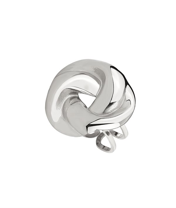 LAUREN Ring Steel i gruppen Ringer / Sølvringer hos SCANDINAVIAN JEWELRY DESIGN (374931)