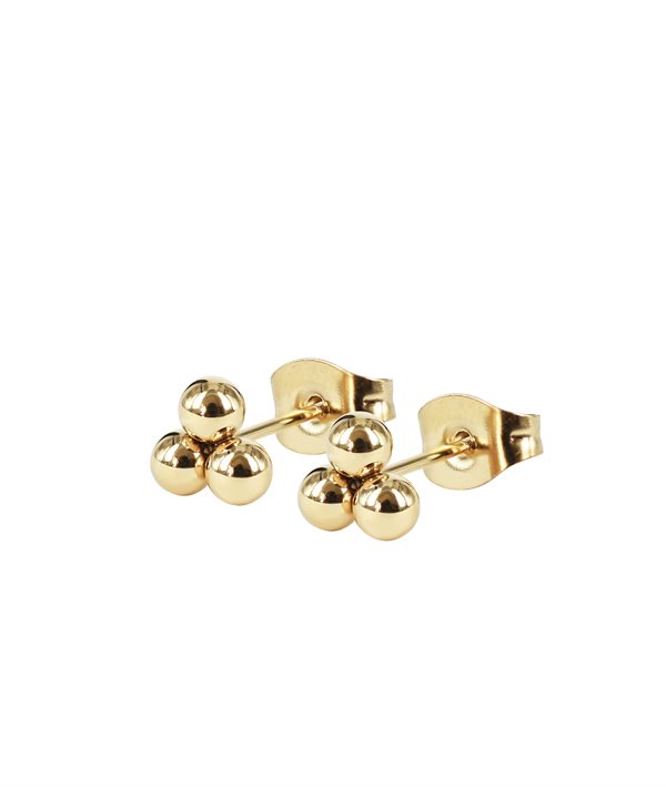 ANNIE Dots Gold i gruppen Øredobber / Gulløredobber hos SCANDINAVIAN JEWELRY DESIGN (374962)