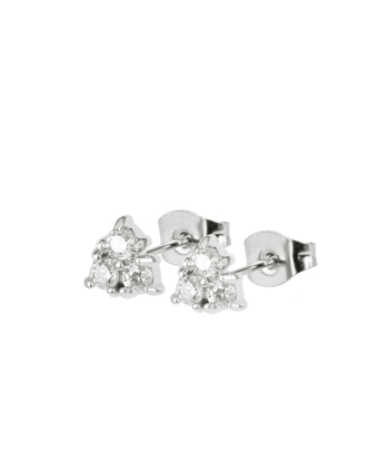 MAYA Crystal Earrings Silver i gruppen Øredobber / Sølvøredobber hos SCANDINAVIAN JEWELRY DESIGN (375112)