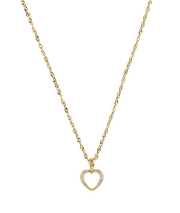 CORA Necklace Gold i gruppen Halskjede / Gullkjede hos SCANDINAVIAN JEWELRY DESIGN (377055)