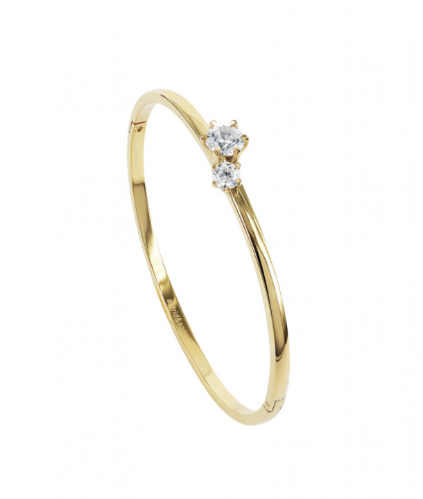 JULIE bangle Gold i gruppen Armbånd / Armringer hos SCANDINAVIAN JEWELRY DESIGN (377192)