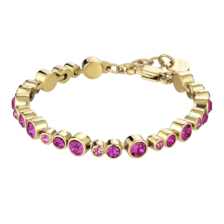 TERESIA Gold PINK i gruppen Armbånd / Gullarmbånd hos SCANDINAVIAN JEWELRY DESIGN (380009)