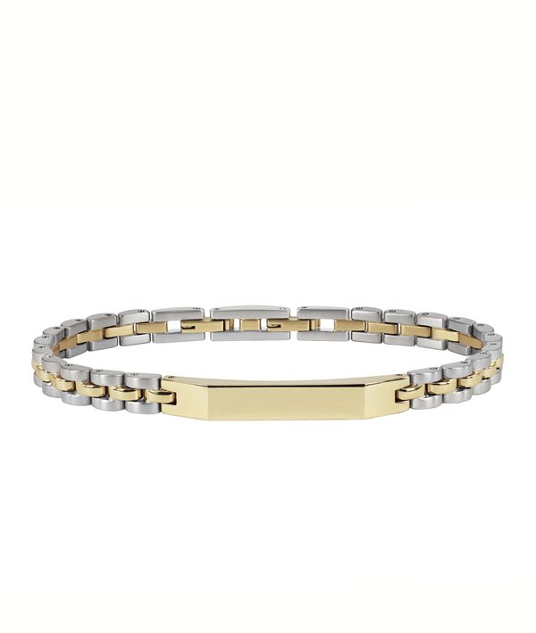 BEN Bracelet Steel/gold i gruppen Armbånd / Gullarmbånd hos SCANDINAVIAN JEWELRY DESIGN (380451)