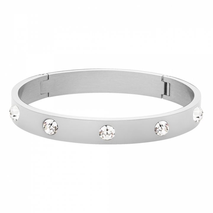 BELLA I Sølv CRYSTAL i gruppen Armbånd / Sølvarmbånd hos SCANDINAVIAN JEWELRY DESIGN (390111)