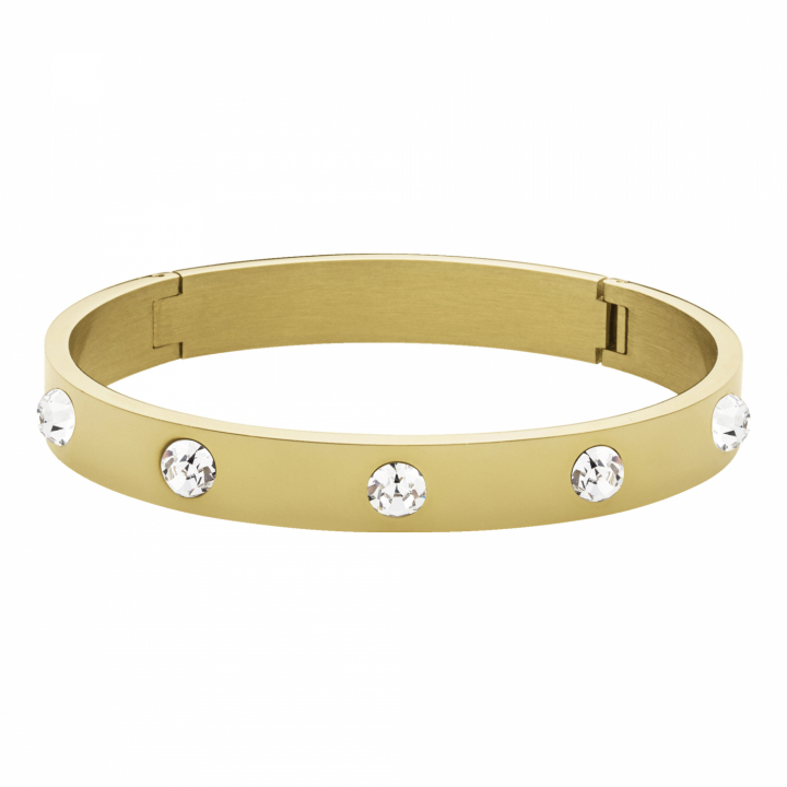 BELLA I Gull CRYSTAL i gruppen Armbånd / Gullarmbånd hos SCANDINAVIAN JEWELRY DESIGN (390112)