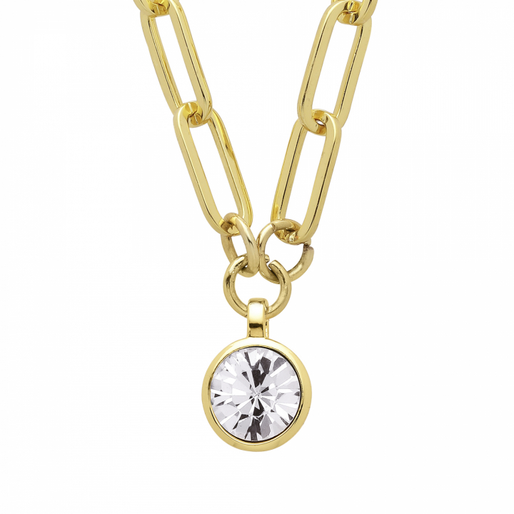 LISANNA Gull CRYSTAL Halskjede i gruppen Halskjede / Gullkjede hos SCANDINAVIAN JEWELRY DESIGN (390128)
