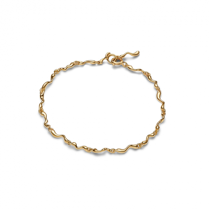 Ramen Bracelet Goldplated i gruppen Armbånd / Gullarmbånd hos SCANDINAVIAN JEWELRY DESIGN (400296YG)